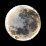 LED Moon Wall Light  Realistic Lunar Surface Design - Product detail 6