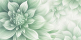 Abstract green leaf wallpaper design file showing detailed botanical pattern