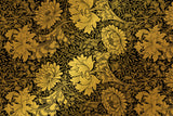 Art Nouveau gold and black floral pattern design file showing intricate botanical details