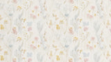Design file of hand-drawn pastel wildflowers pattern on cream background