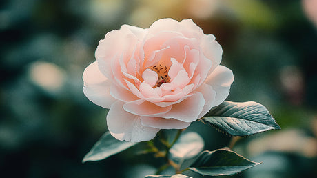 Pink rose wall mural design file showing detailed flower petals and rich colors