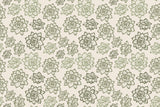 Succulent wallpaper design file showing detailed green botanical pattern on beige background