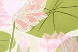 Design file showing detailed lotus pattern with pink petals and green accents