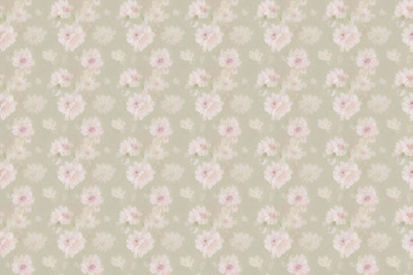 Pink Blossom Wallpaper design file showing delicate floral pattern on beige background