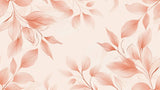 Soft pink leaves pattern design file showing intricate botanical details
