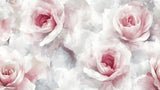 Watercolor rose wallpaper design file showing detailed pink floral pattern