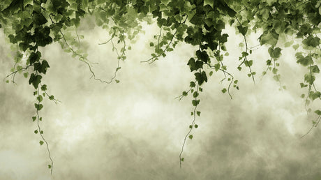 Hanging Ivy Wallpaper design file showing detailed green foliage pattern
