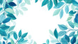 Turquoise botanical wallpaper creating a fresh, airy feel in a modern living room with natural light
