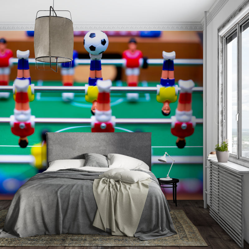 Game room wallpaper featured in recreational center with arcade machines