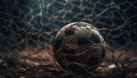 Football goal net design file showing detailed texture and pattern