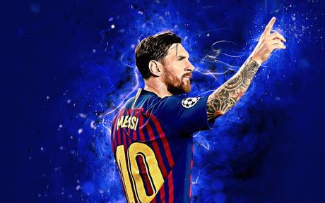 Football champion design pattern showing detailed artwork and color scheme