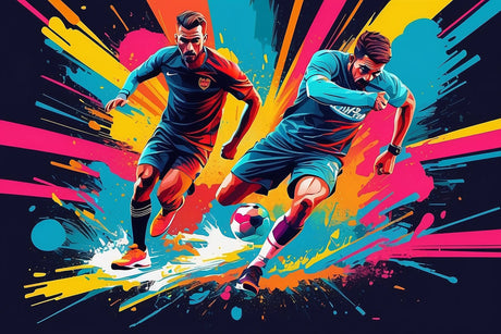 Football graffiti wallpaper design file showing full pattern with spray paint effects