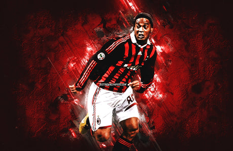 Design file of red and black football wallpaper pattern showing full detail and color depth