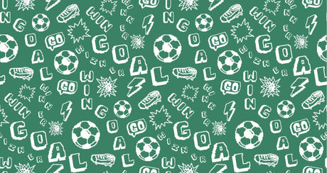Pixel football wallpaper design file showing retro gaming pattern with footballs and arcade elements