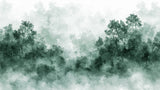 Misty forest design file showing detailed tree pattern and fog effects