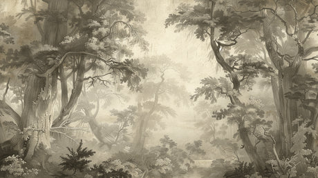 Sepia forest branches design file showing intricate pattern detail