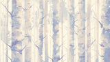 Birch Tree Wallpaper making a bedroom feel peaceful and bright