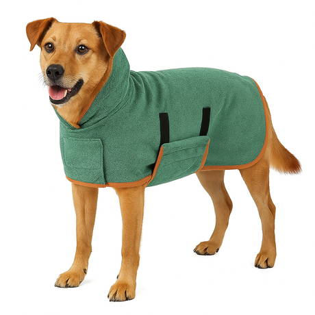 Dog Bathrobe  Fast-Drying Microfiber With Adjustable Fit - Product detail 7