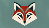 Geometric Fox Wallpaper design file showing detailed pattern and color blocks