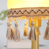 French Table Lamp  Brass Base with Tassel Trim - Product detail 9