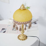 French Table Lamp  Brass Base with Tassel Trim - Product detail 12