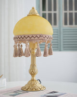 French Table Lamp  Brass Base with Tassel Trim - Product detail 15