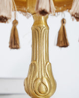 French Table Lamp  Brass Base with Tassel Trim - Product detail 11