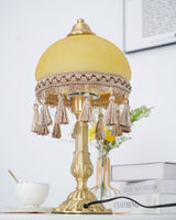 French Table Lamp  Brass Base with Tassel Trim - Product detail 16