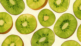 Kiwi Pattern Wallpaper design file showing detailed fruit slice pattern in watercolor style