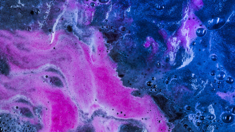 Galaxy wallpaper design file showing intricate purple and blue cosmic pattern