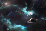 Galaxy wallpaper design file showing detailed nebula pattern and star formations