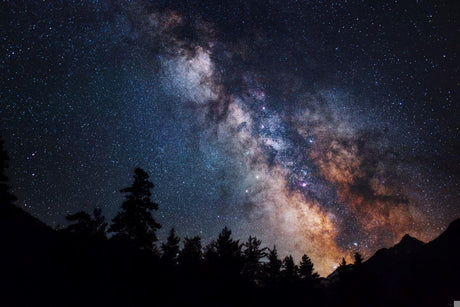 Galaxy wallpaper design file showing detailed Milky Way and starry night pattern
