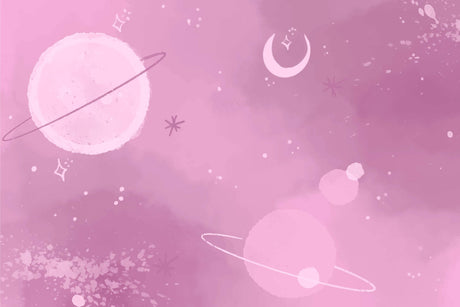 Galaxy Wallpaper design file showing intricate purple cosmic pattern with nebula details