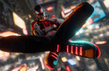 Design file showing complete spider hero gaming wallpaper pattern with digital effects