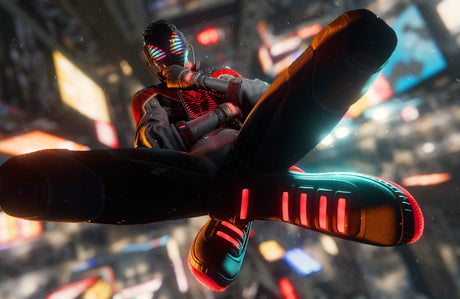 Design file showing complete spider hero gaming wallpaper pattern with digital effects