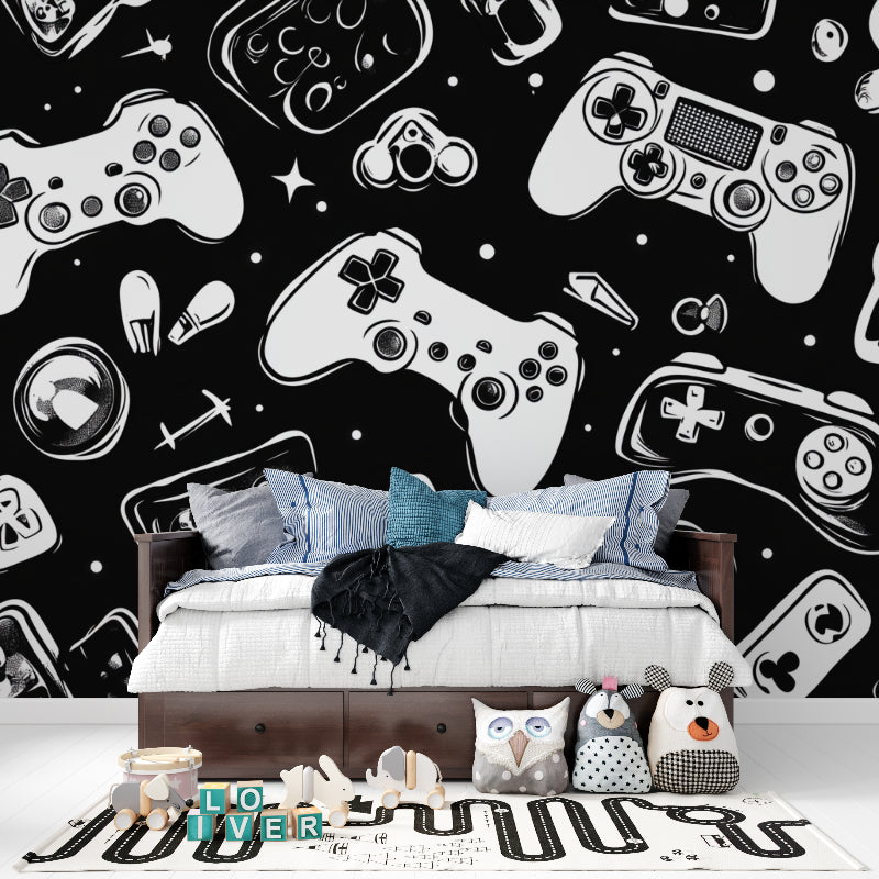 Gaming mural installed in esports facility showing scale and impact