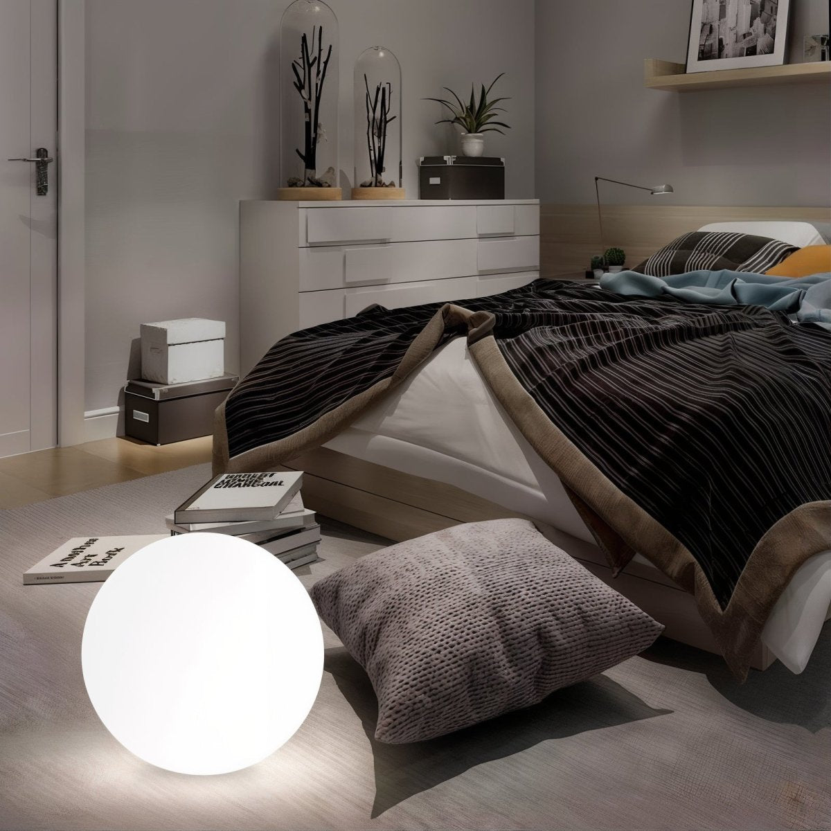 Color Changing LED Sphere  Smart Portable Garden Light - Product detail 5