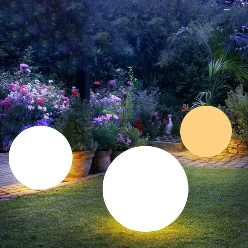 Color Changing LED Sphere  Smart Portable Garden Light - Product detail 10
