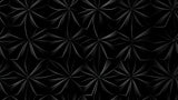 Design file of black geometric 3D floral pattern showing intricate details and depth effects