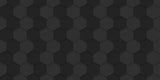 Black honeycomb geometric pattern design file showing detailed 3D effect and texture