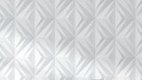 White 3D diamond pattern wallpaper design file showing the detailed geometric structure