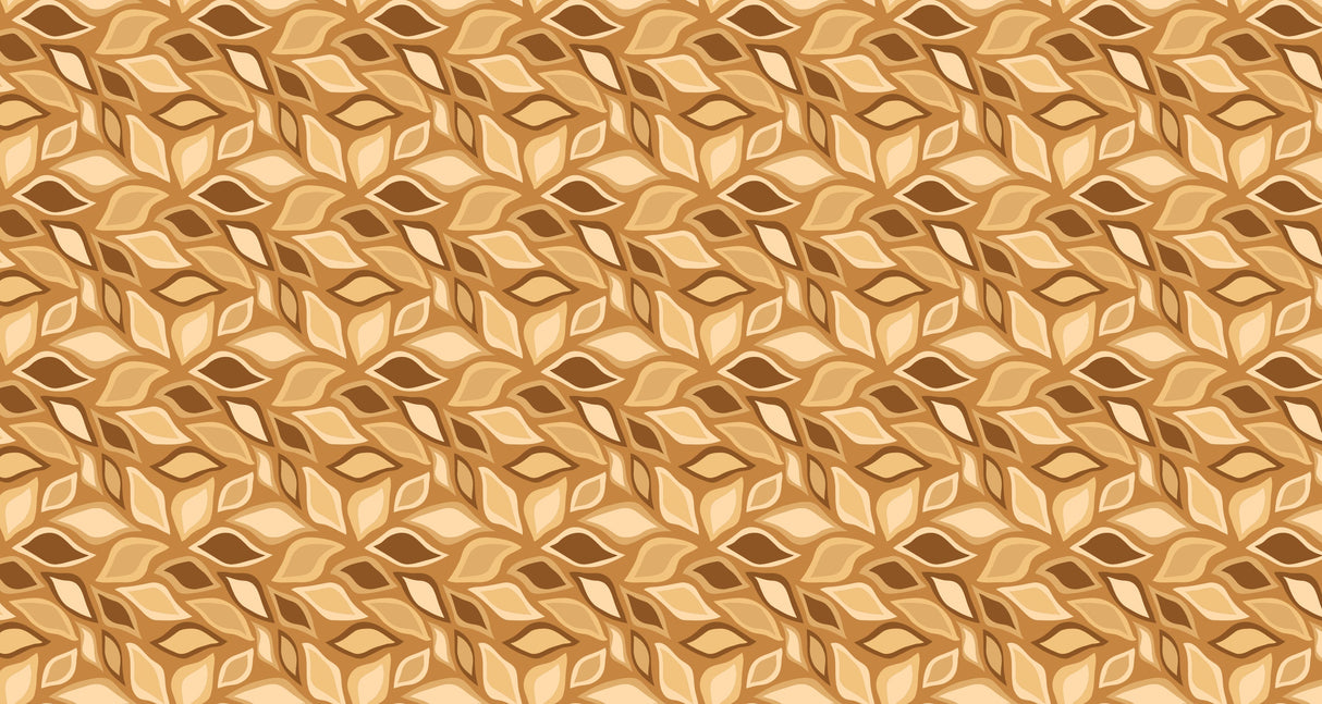 Geometric leaf pattern design file showing intricate beige abstract motif