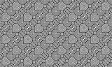 Geometric Art Deco wallpaper design file showing intricate black and white pattern