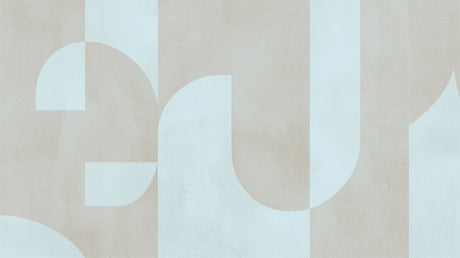 Art Deco geometric pattern design file showing curved shapes and flowing lines in beige