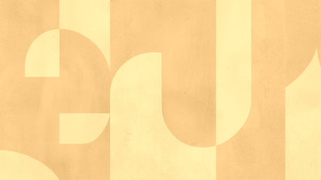 Art Deco curved shapes geometric wallpaper design file showing elegant beige pattern