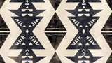 Carta da Parete Murale Geometrica | Design Tribale Bianco e Nero