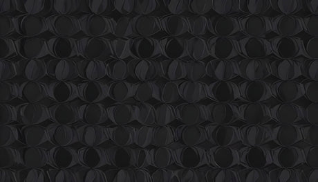 Black geometric relief pattern wallpaper design file showing detailed texture and depth