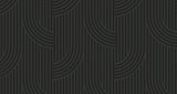 Black curved lines geometric wallpaper design file showing pattern detail