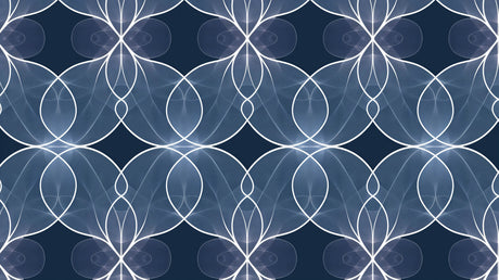 Geometric line art wallpaper design file showing intricate blue pattern details