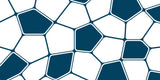 Design file showing blue pentagon pattern geometric wallpaper detail